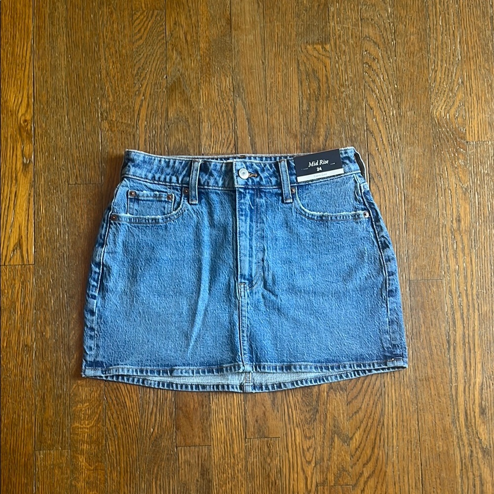 Abercrombie & Fitch Denim Mini Skirt